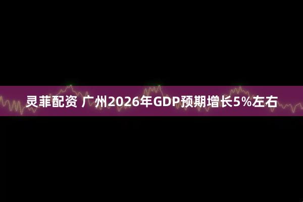 灵菲配资 广州2026年GDP预期增长5%左右